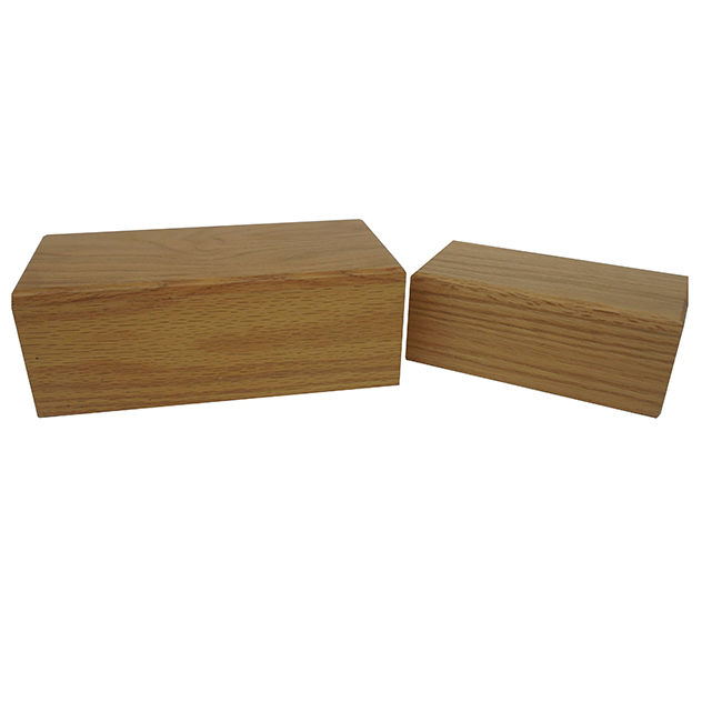 PY16 - Simply Oak Pet Urn - Traditional urn - Oak Veneered - Natural Finish - Five Sizes